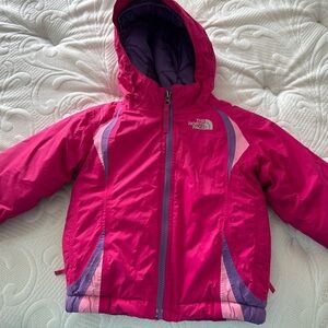 The North Face girls coat 2t